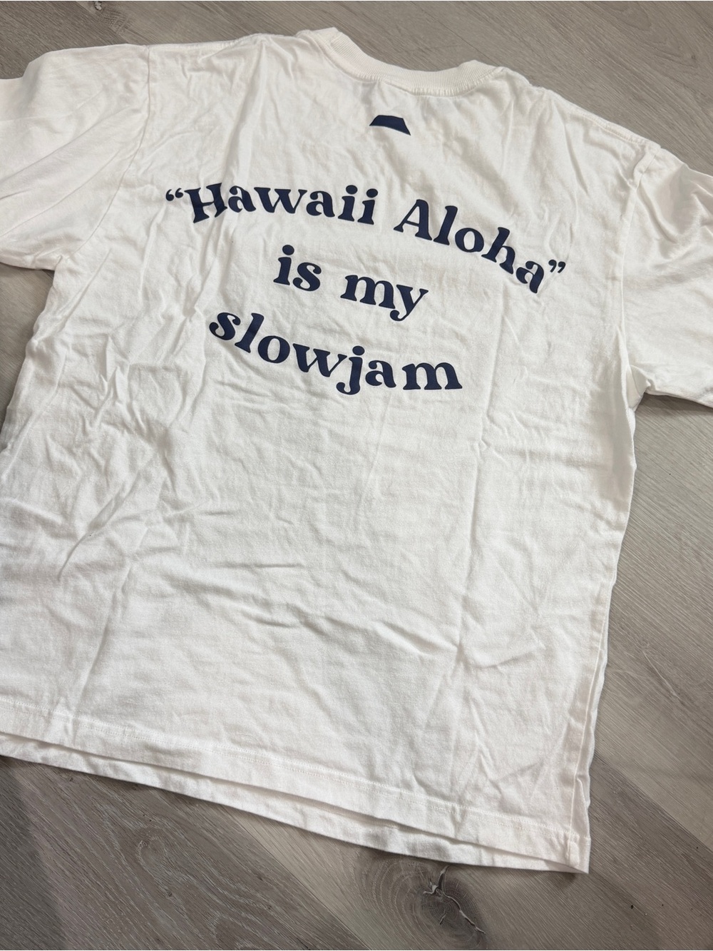 Salvage Public “Hawai’i Aloha” White Shirt